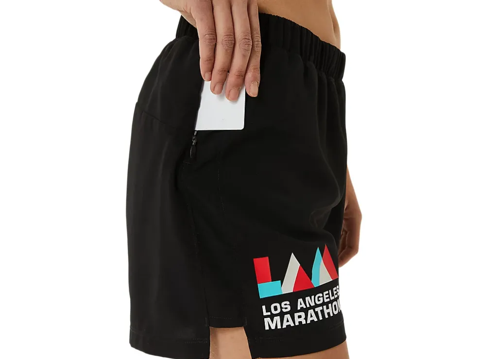 Best ASICS READY-SET 3IN SHORT LAM Performance Black