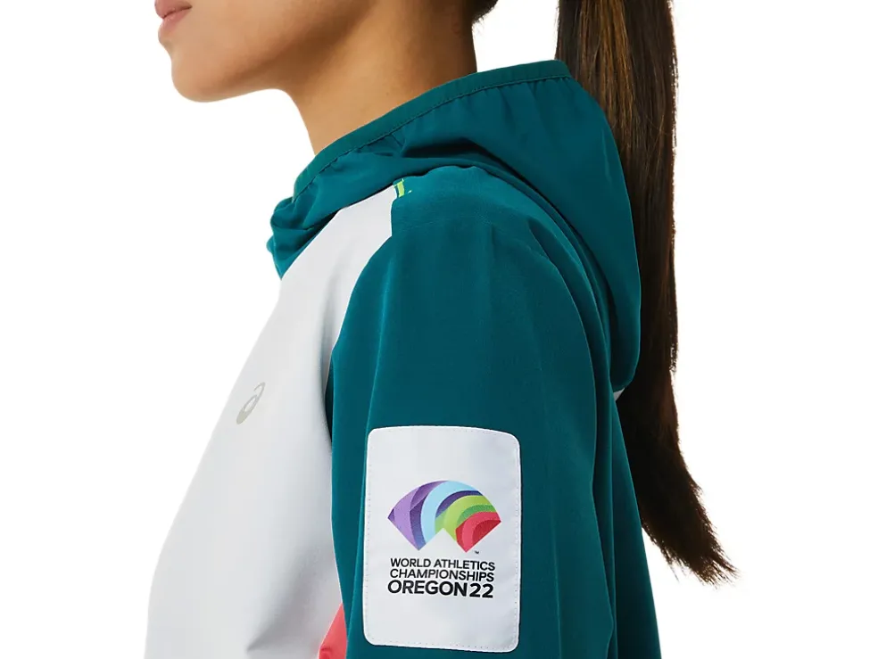 Best ASICS READY-SET JACKET COLOR BLOCK WCH Multi