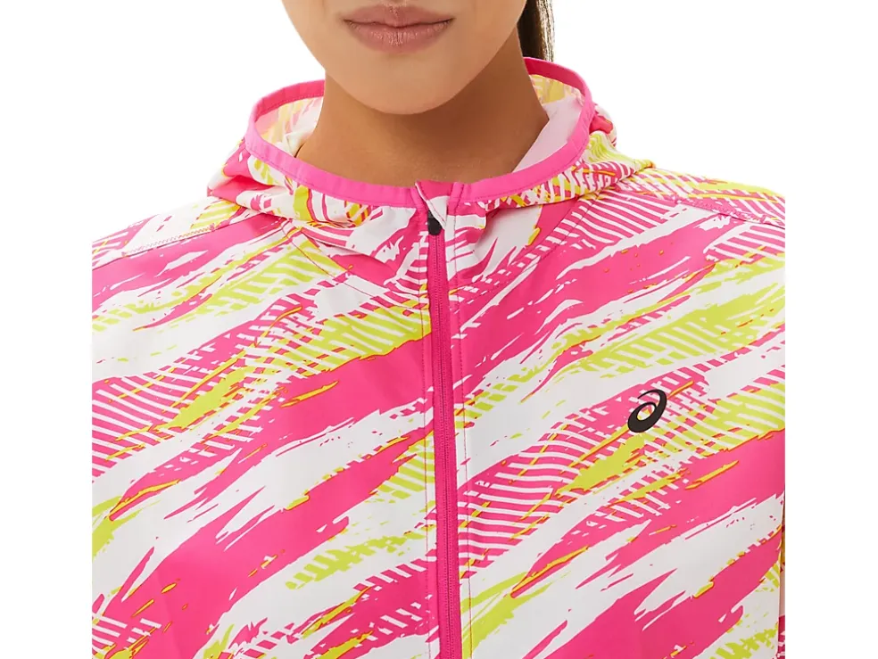 Hot ASICS READY-SET JACKET LAM Pink Glo