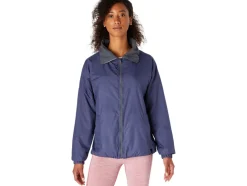 Shop ASICS REVERSIBLE JACKET Thunder Blue/Carrier Grey
