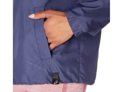 Shop ASICS REVERSIBLE JACKET Thunder Blue/Carrier Grey