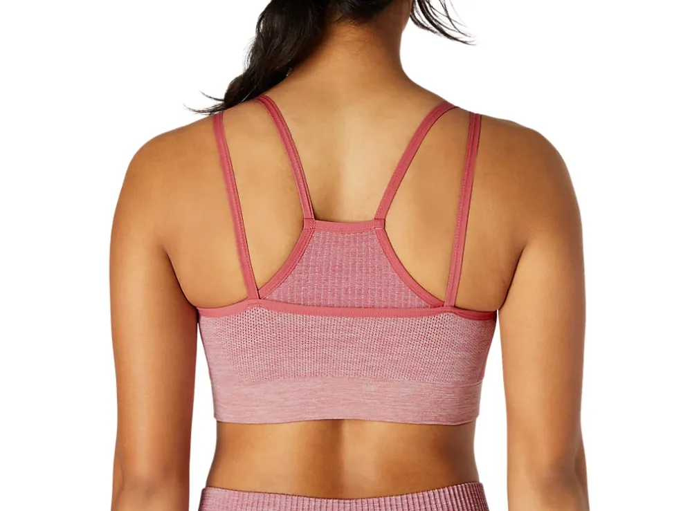 New ASICS REVERSIBLE SEAMLESS BRA Smokey Rose