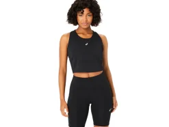 Online ASICS ROAD CROP TOP Performance Black