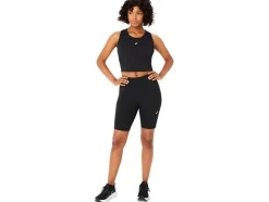 Online ASICS ROAD CROP TOP Performance Black