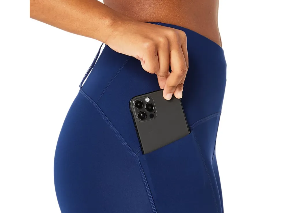 Outlet ASICS ROAD HIGH WAIST CAPRI TIGHT Blue Expanse
