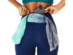 Outlet ASICS ROAD HIGH WAIST CAPRI TIGHT Blue Expanse