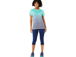 Outlet ASICS ROAD HIGH WAIST CAPRI TIGHT Blue Expanse