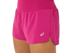 Cheap ASICS ROAD 3.5IN SHORT Fuchsia Red