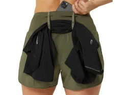 Outlet ASICS ROAD 3.5IN SHORT Mantle Green