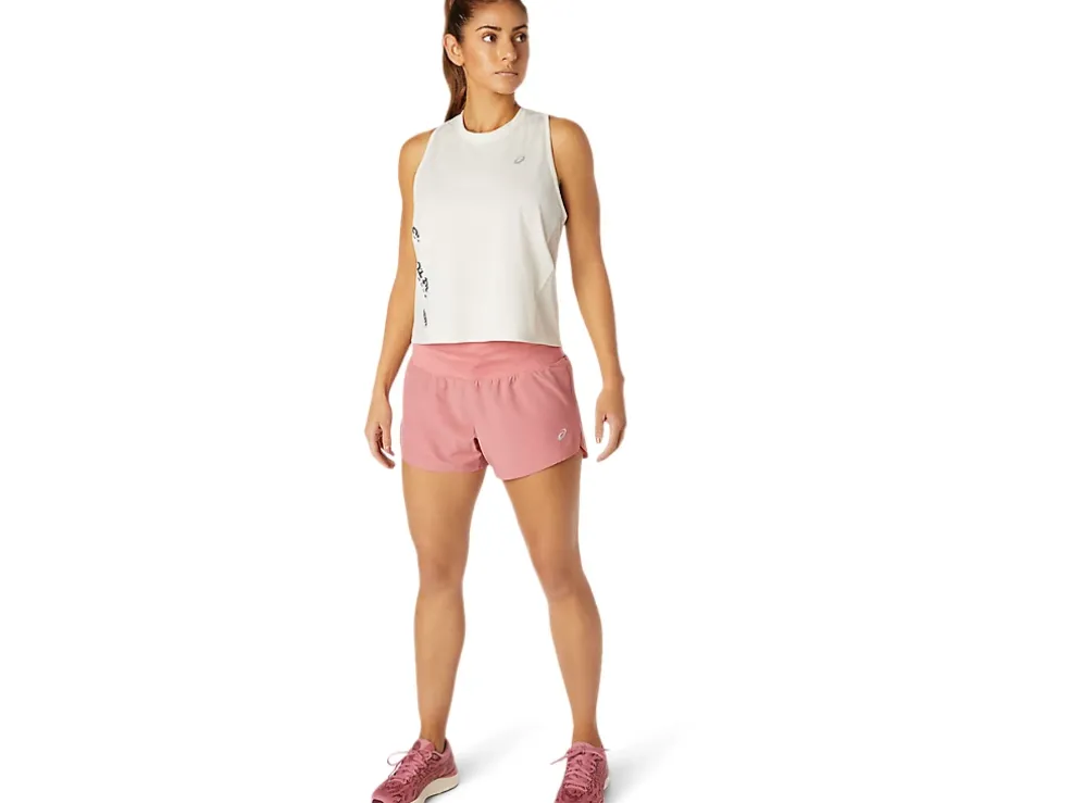 Outlet ASICS ROAD 3.5IN SHORT Smokey Rose