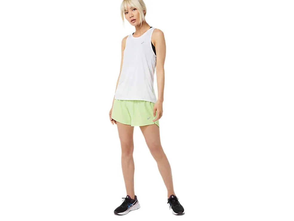 Online ASICS ROAD 3.5IN SHORT Lime Green