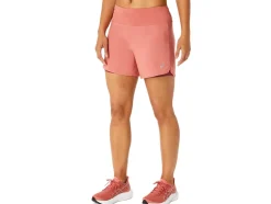 Cheap ASICS ROAD 2-N-1 5.5IN SHORT Light Garnet/Brisket Red