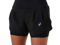 Store ASICS ROAD 2-N-1 3.5IN SHORT Performance Black/Performance Black