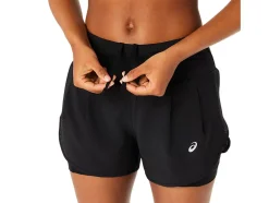Store ASICS ROAD 2-N-1 3.5IN SHORT Performance Black/Performance Black