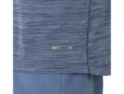 Clearance ASICS ROAD SHORT SLEEVE TOP Denim Blue/Thunder Blue