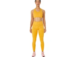 Sale ASICS RUNKOYO JACQUARD BRA Tiger Yellow