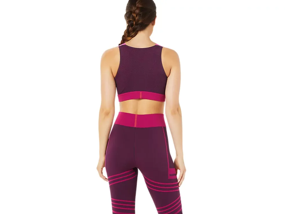 Store ASICS SEAMLESS BRA Deep Plum