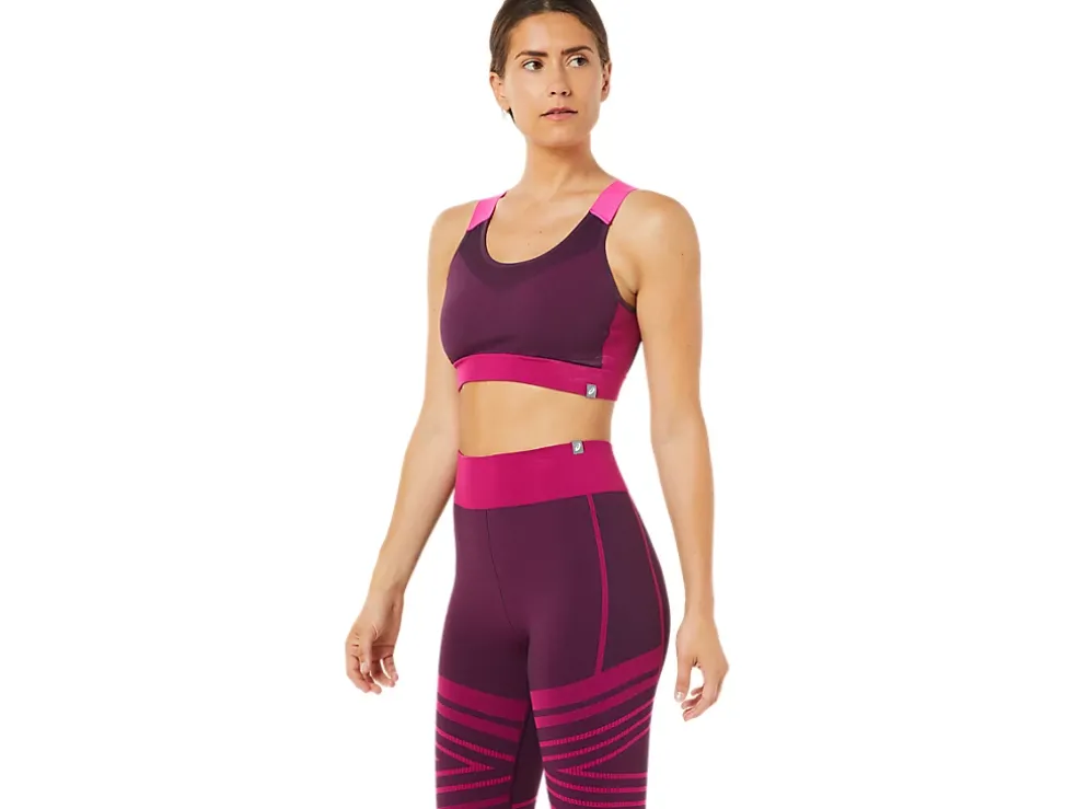 Store ASICS SEAMLESS BRA Deep Plum