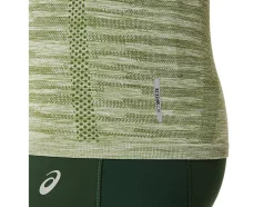 Fashion ASICS SEAMLESS LONG SLEEVE TOP Cedar Green/Rain Forest