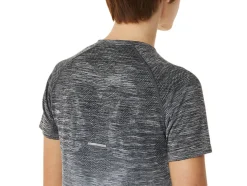 Shop ASICS SEAMLESS SHORT SLEEVE TOP Carrier Grey/Glacier Grey
