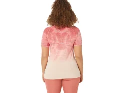 Outlet ASICS SEAMLESS SHORT SLEEVE TOP Pale Apricot/Light Garnet