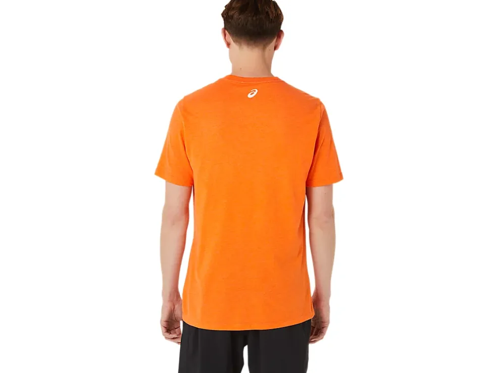 Best Sale ASICS SHORT SLEEVE 1977 GLOBAL SPORTSWEAR TEE Marigold Heather