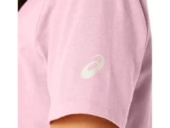 Cheap ASICS SHORT SLEEVE EST 1977 V-NECK TEE Pink Salt