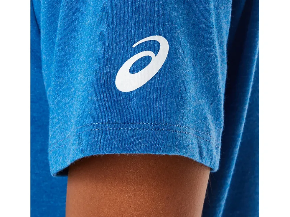 Flash Sale ASICS SHORT SLEEVE EST 1977 V-NECK TEE Lake Drive