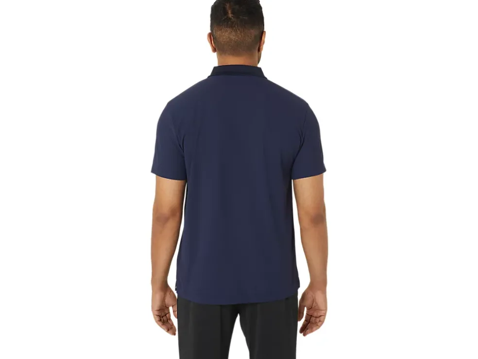 Cheap ASICS SHORT SLEEVE POLO-SHIRT Midnight