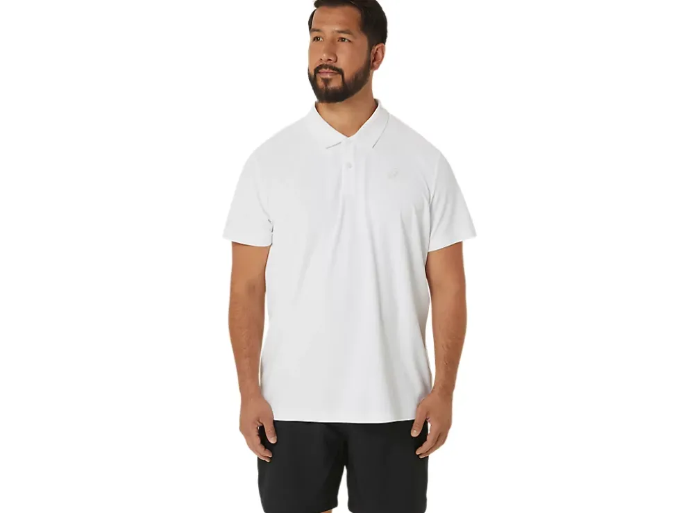 Flash Sale ASICS SHORT SLEEVE POLO-SHIRT Brilliant White