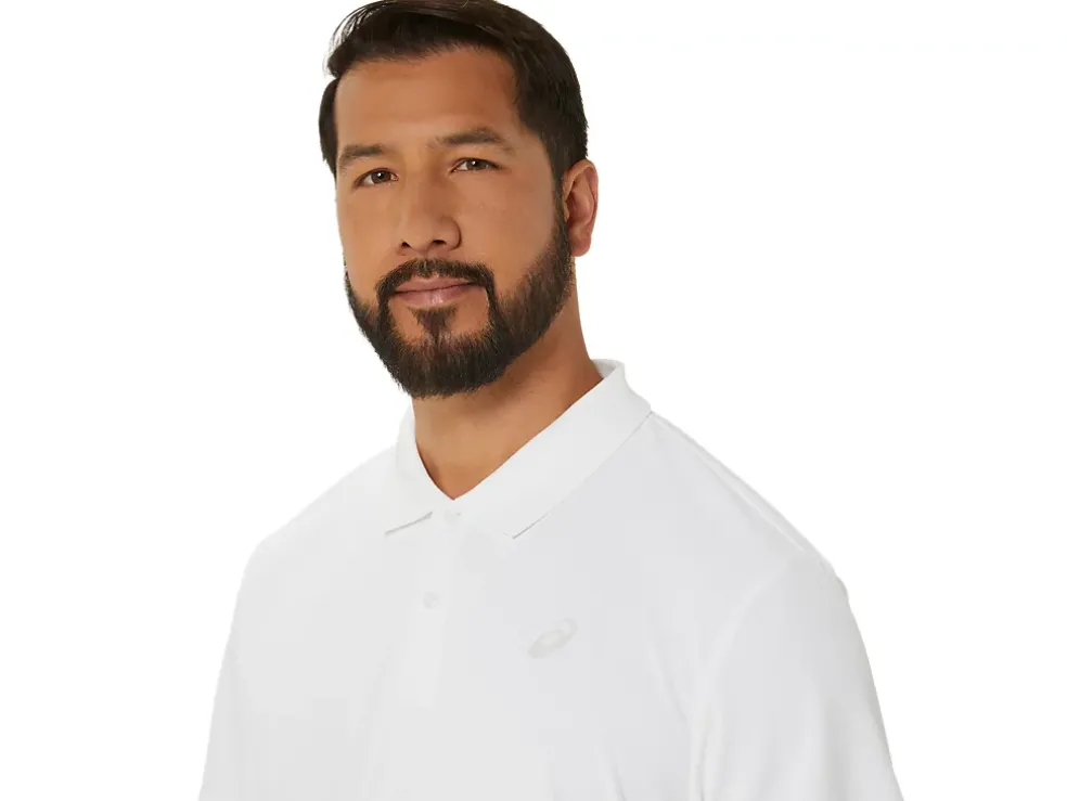 Flash Sale ASICS SHORT SLEEVE POLO-SHIRT Brilliant White