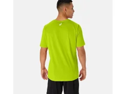 Hot ASICS SHORT SLEEVE PROPERTY OF SPORTS TEE Lime Zest