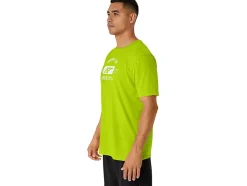Hot ASICS SHORT SLEEVE PROPERTY OF SPORTS TEE Lime Zest