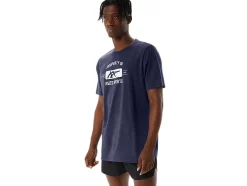 Cheap ASICS SHORT SLEEVE PROPERTY OF SPORTS TEE Peacoat Heather