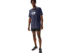 Cheap ASICS SHORT SLEEVE PROPERTY OF SPORTS TEE Peacoat Heather