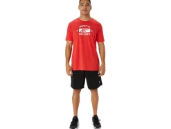 Hot ASICS SHORT SLEEVE PROPERTY OF SPORTS TEE Classic Red Heather