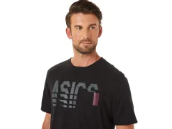 Flash Sale ASICS SHORT SLEEVE STRIPED POCKET TEE Performance Black