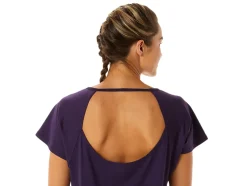 Cheap ASICS SIDE SLIT SHORT SLEEVE TOP Night Shade