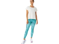 New ASICS SIDE SLIT SHORT SLEEVE TOP Cream