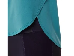 Shop ASICS SIDE SLIT SLEEVELESS TOP Misty Pine