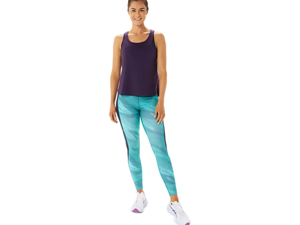 Fashion ASICS SIDE SLIT SLEEVELESS TOP Night Shade
