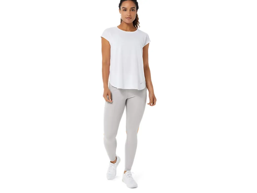 Hot ASICS SLIT SHORT SLEEVE TOP Brilliant White