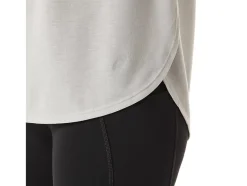 Cheap ASICS SLIT SHORT SLEEVE TOP Oyster Grey
