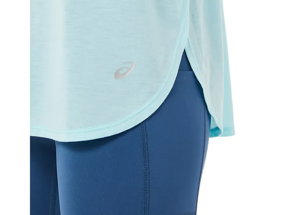 Hot ASICS SLIT SLEEVELESS TOP Clear Blue