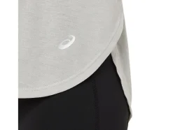 Clearance ASICS SLIT SLEEVELESS TOP Oyster Grey