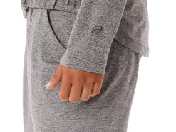 Online ASICS SOFT STRETCH KNIT FULL ZIP HOODIE Smoke Shadow Heather