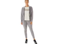 Online ASICS SOFT STRETCH KNIT FULL ZIP HOODIE Smoke Shadow Heather