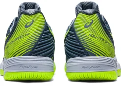 New ASICS SOLUTION SPEED FF 2 Steel Blue/Hazard Green