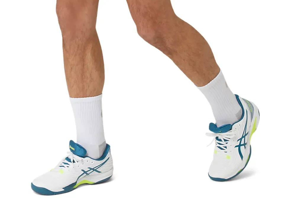 Discount ASICS SOLUTION SPEED FF 2 White/Restful Teal