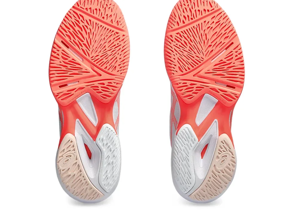 Outlet ASICS SOLUTION SPEED FF 3 White/Sun Coral